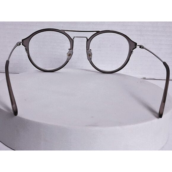 Firmoo S7227X 49-21-143 C5 Gray Crystal Full Frame Round Eyeglasses Frames - Picture 7 of 15